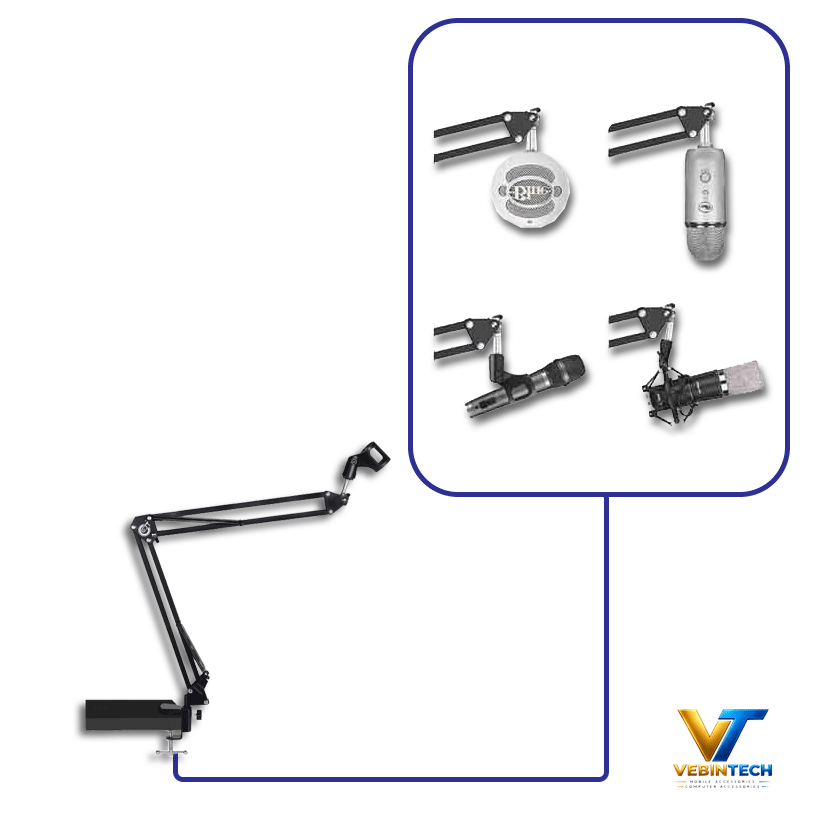 NB-35-PK-S880-Foldable-Microphone-Stand-Arm-Holder