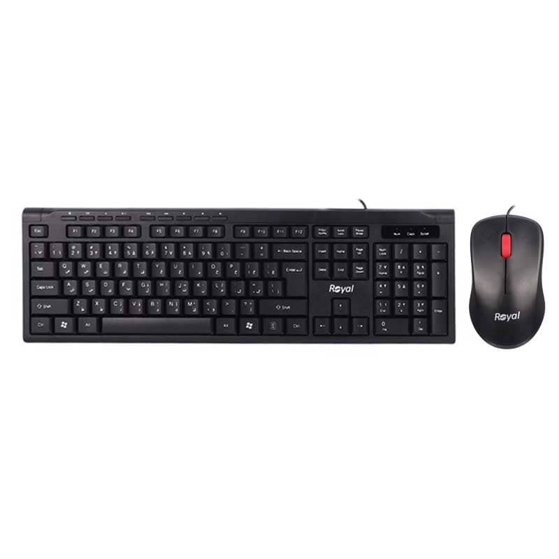 ROYAL R-KM720 Keyboard and Mouse Set
