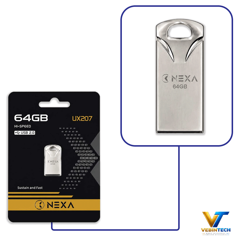 فلش NEXA UX207 USB 2.0 64G