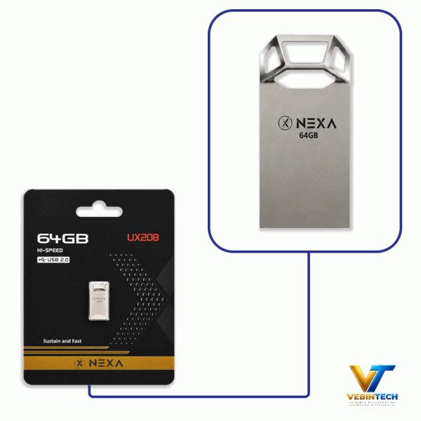 فلش NEXA UX208 USB 2.0 64G