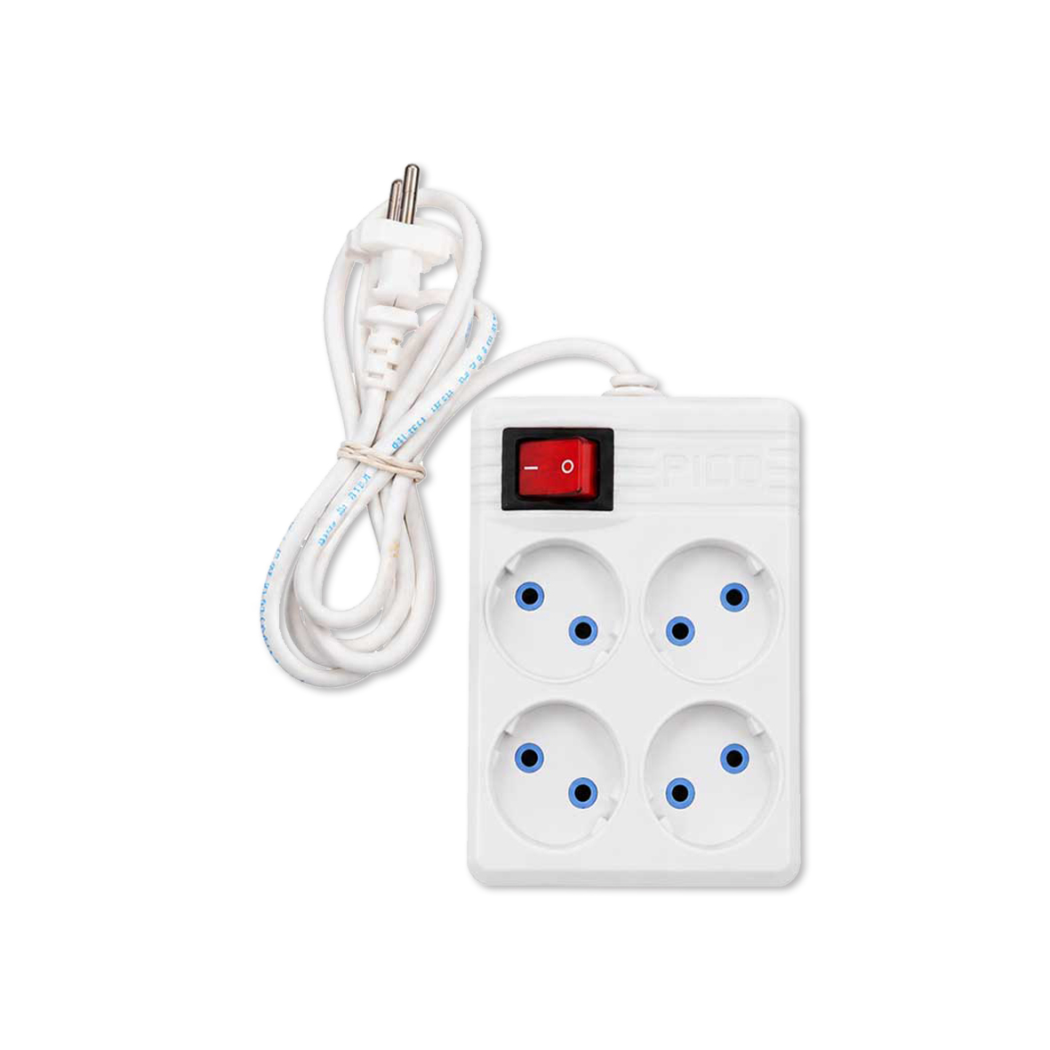 Pico Electric 4-Outlet Power Strip with 3-Meter Cable1