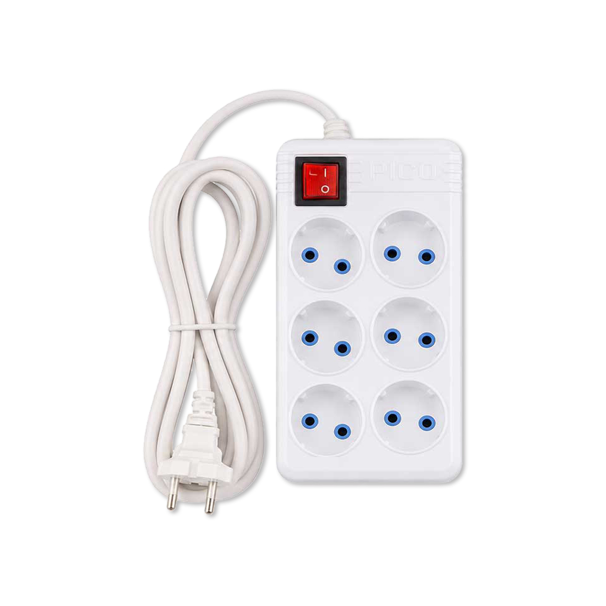 Pico Electric 6-Outlet Power Strip with 5-Meter Cable1