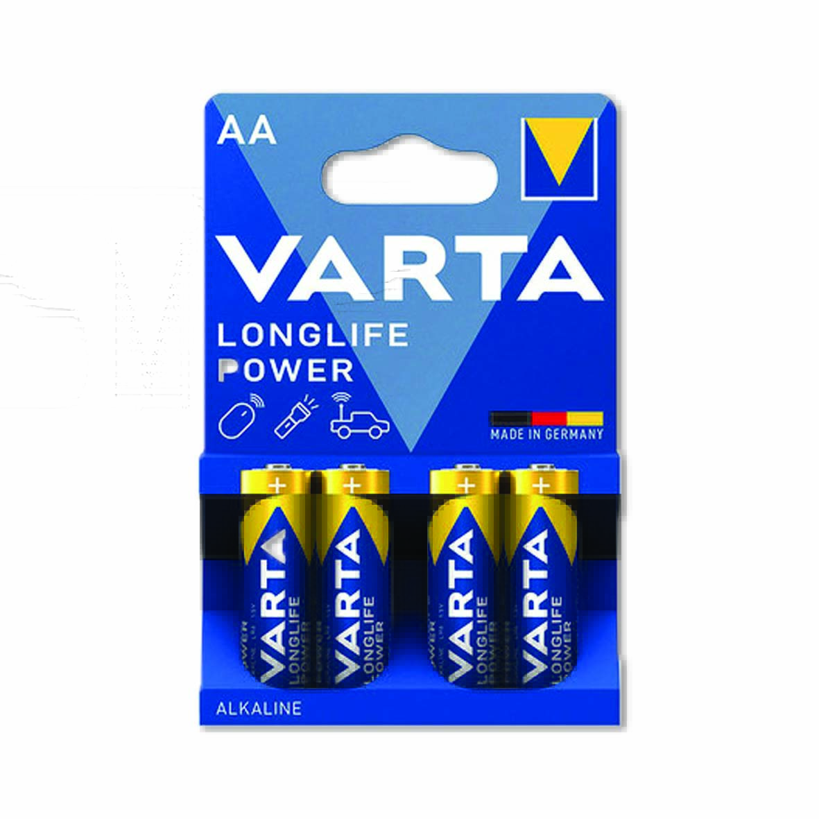 VARTA LONGLIFE POWER AA Battery (4-Pack)