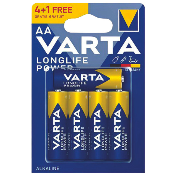 VARTA Longlife Power AA Alkaline Battery (Pack of 5)44