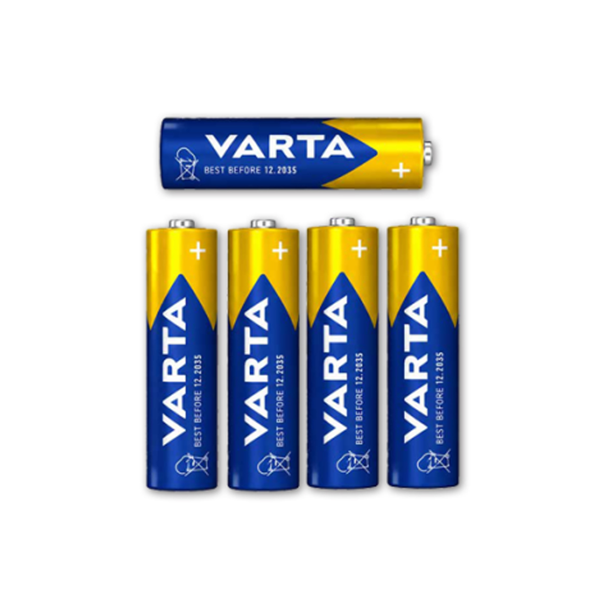 VARTA Longlife Power AA Alkaline Battery (Pack of 5)55