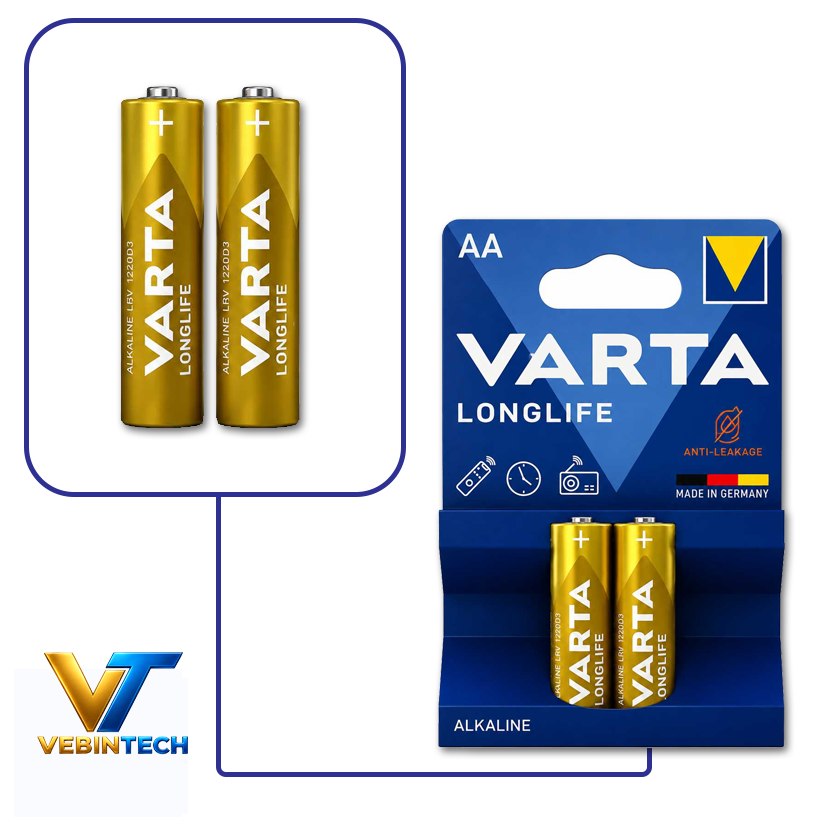 باتری قلم آلکالاین VARTA Long Life بسته 2 تایی