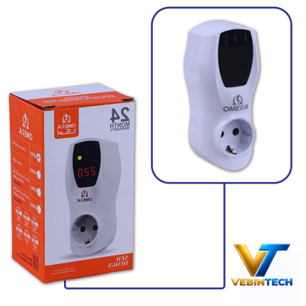 محافظ برق یخچال و فریزر ارت دار استاندارد امگاOmegaG2100