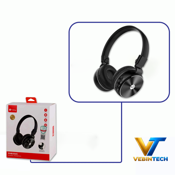 هدست بلوتوثی پرووان PROONE PHB3565 (رنگ مشکی)