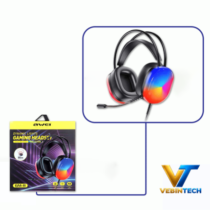 هدست گیمینگ سیم دار AWEI GM-11 RGB