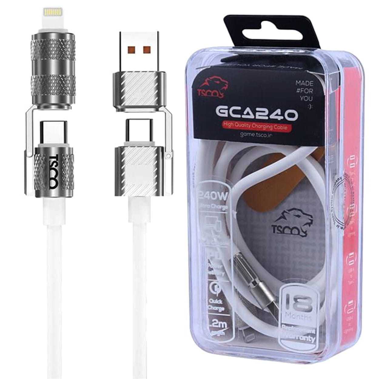 TSCO-GCA240-240W-Fast-Charging-Multi-Function-Cable-2-1-1