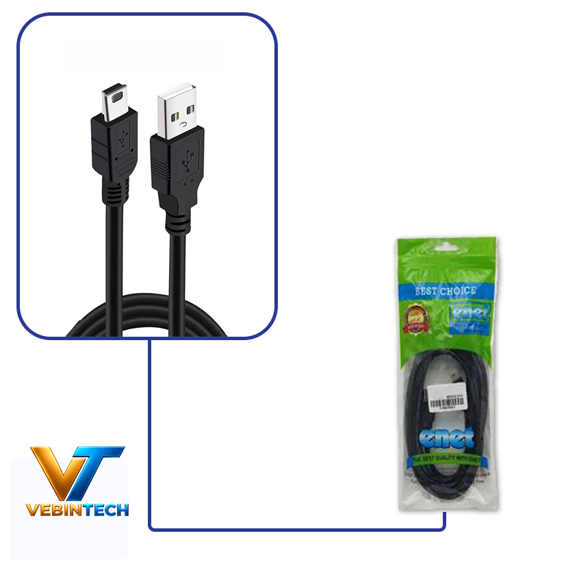 کابل USB Mini نری طول 30 سانتیمتر WELOT